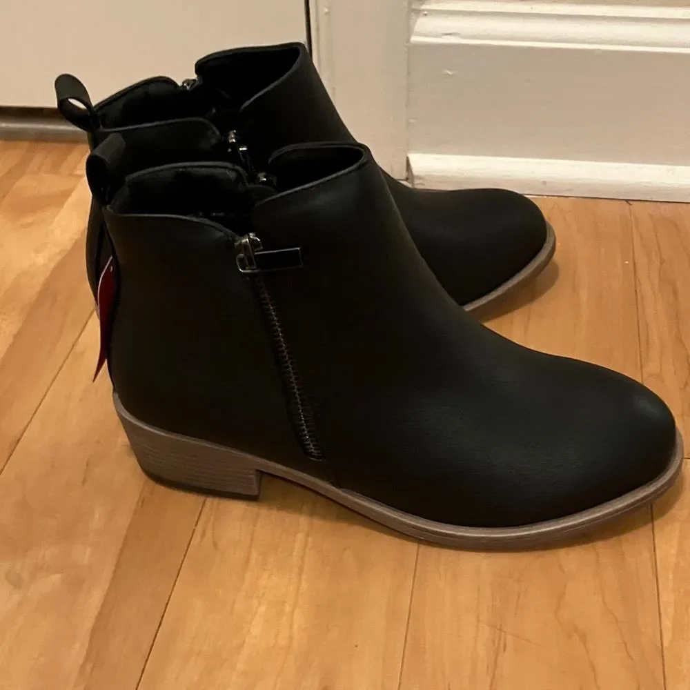 Jeossy Women's 905 Ankle Boots, Classic Low Heeled Short Booties - Picture 4 of 6